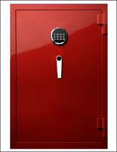 Shinjin Vogo Safes Fire Resistant Safe, Model VGF-935 Signal Red With Electronic Lock   Ext. Dim. (mm):H 935 x W 610 x D 535 mm, Weight: 226 Kg. Capacity: 127 Liter Safe can be bolted to the floor Warranty: 1 Year on-site against manufacturing defects Price inclusive of Delivery & Bolting"